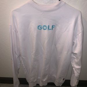 White GOLF Crewneck Sweatshirt